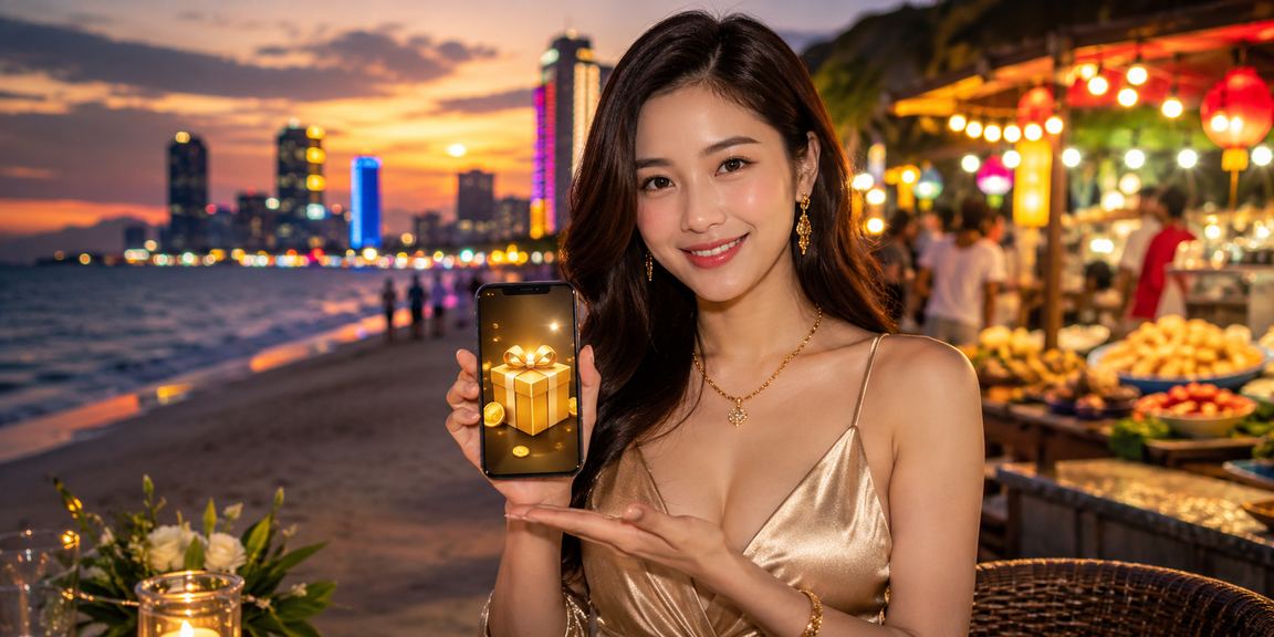 Người chơi VIP tại chợ đêm Đà Nẵng kiểm tra thưởng và ưu đãi trên điện thoại