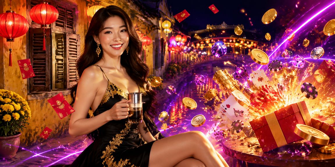 Phong bì đỏ và bonus khuyến mãi tại Hội An theo phong cách Việt Nam